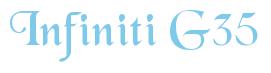 Rendering -Infiniti G35 - using Black Chancery