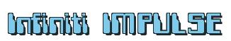 Rendering -Infiniti IMPULSE - using Computer Font