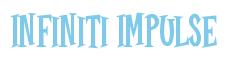 Rendering -Infiniti IMPULSE - using Cooper Latin