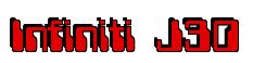 Rendering -Infiniti J30 - using Computer Font