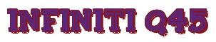 Rendering -Infiniti Q45 - using FinkBold