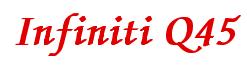 Rendering -Infiniti Q45 - using Zapf Chancery
