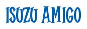 Rendering -Isuzu AMIGO - using Cooper Latin