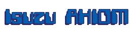 Rendering -Isuzu AXIOM - using Computer Font