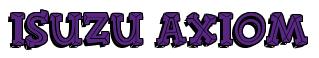 Rendering -Isuzu AXIOM - using FinkBold