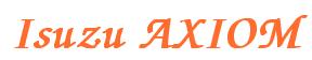 Rendering -Isuzu AXIOM - using Zapf Chancery