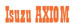 Rendering -Isuzu AXIOM - using Bill Board
