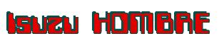 Rendering -Isuzu HOMBRE - using Computer Font
