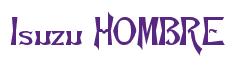Rendering -Isuzu HOMBRE - using Manchuria