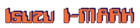 Rendering -Isuzu I-MARK - using Computer Font
