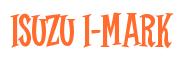 Rendering -Isuzu I-MARK - using Cooper Latin