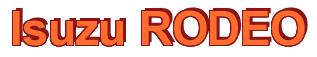 Rendering -Isuzu RODEO - using Arial Bold