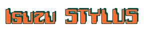 Rendering -Isuzu STYLUS - using Computer Font