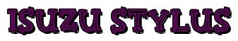 Rendering -Isuzu STYLUS - using FinkBold