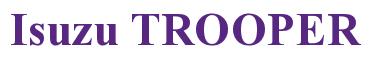 Rendering -Isuzu TROOPER - using Times New Roman Bold
