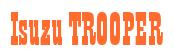 Rendering -Isuzu TROOPER - using Bill Board