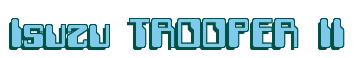 Rendering -Isuzu TROOPER II - using Computer Font
