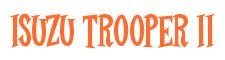 Rendering -Isuzu TROOPER II - using Cooper Latin
