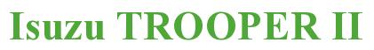 Rendering -Isuzu TROOPER II - using Times New Roman Bold