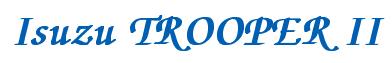 Rendering -Isuzu TROOPER II - using Zapf Chancery