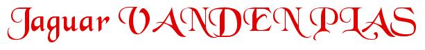 Rendering -Jaguar VANDEN PLAS - using Black Chancery