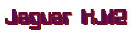 Rendering -Jaguar XJ12 - using Computer Font