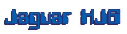 Rendering -Jaguar XJ6 - using Computer Font
