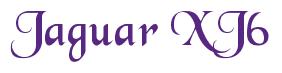 Rendering -Jaguar XJ6 - using Black Chancery