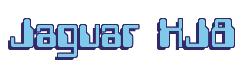 Rendering -Jaguar XJ8 - using Computer Font
