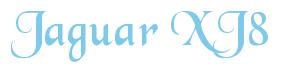 Rendering -Jaguar XJ8 - using Black Chancery