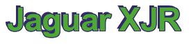 Rendering -Jaguar XJR - using Arial Bold