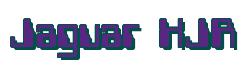 Rendering -Jaguar XJR - using Computer Font