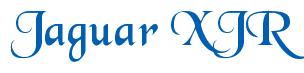 Rendering -Jaguar XJR - using Black Chancery