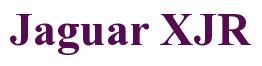 Rendering -Jaguar XJR - using Times New Roman Bold