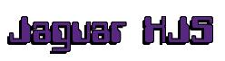 Rendering -Jaguar XJS - using Computer Font