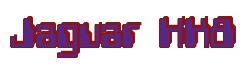 Rendering -Jaguar XK8 - using Computer Font