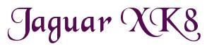 Rendering -Jaguar XK8 - using Black Chancery