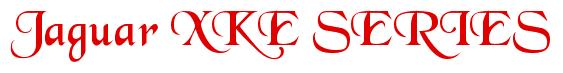 Rendering -Jaguar XKE SERIES - using Black Chancery