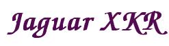 Rendering -Jaguar XKR - using Zapf Chancery