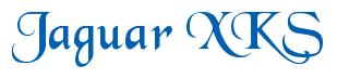 Rendering -Jaguar XKS - using Black Chancery