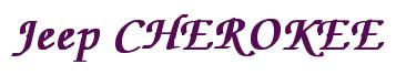 Rendering -Jeep CHEROKEE - using Zapf Chancery
