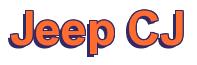 Rendering -Jeep CJ - using Arial Bold