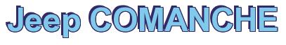 Rendering -Jeep COMANCHE - using Arial Bold
