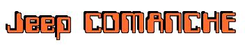 Rendering -Jeep COMANCHE - using Computer Font