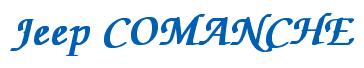 Rendering -Jeep COMANCHE - using Zapf Chancery