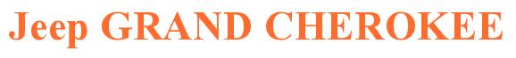 Rendering -Jeep GRAND CHEROKEE - using Times New Roman Bold