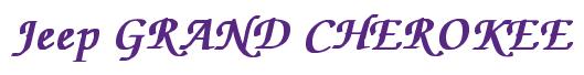 Rendering -Jeep GRAND CHEROKEE - using Zapf Chancery