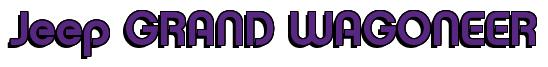 Rendering -Jeep GRAND WAGONEER - using Charlet