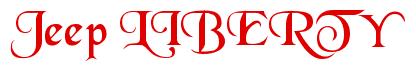 Rendering -Jeep LIBERTY - using Black Chancery