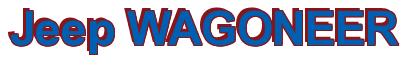 Rendering -Jeep WAGONEER - using Arial Bold